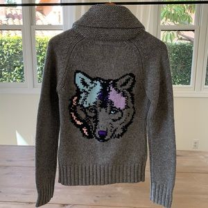 TNA Wolf Zip Sweater Jacket with Pockets